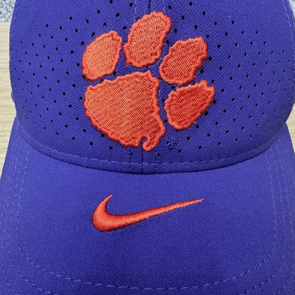 Clemson Tigers Hat Cap Strap Back Purple Legacy91‎ Nike On Field Youth Sideline